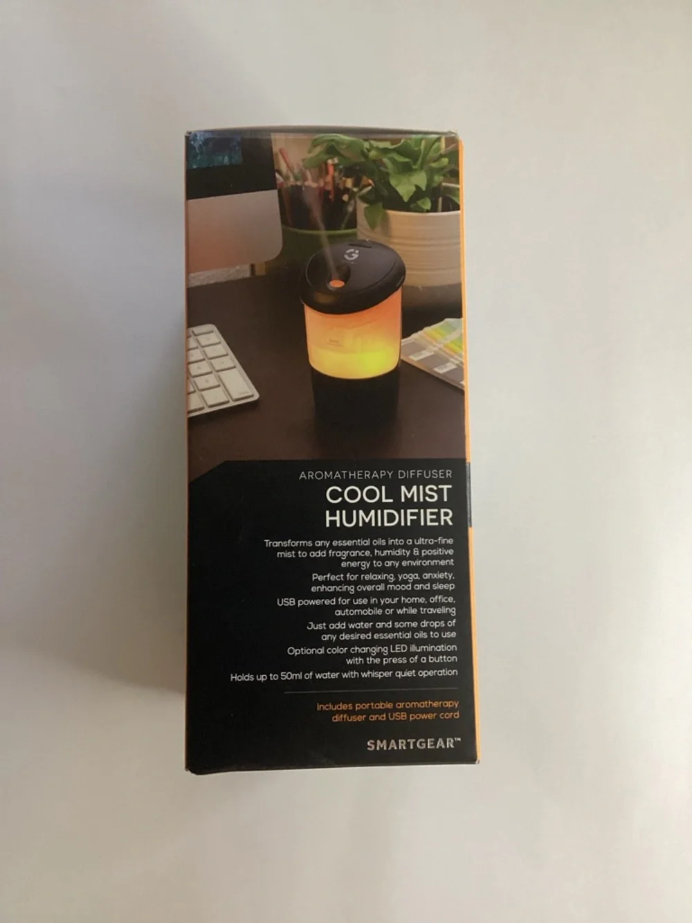 New Smart Gear Cool Mist Humidifier,home Office,auto,travel All Essential Oil